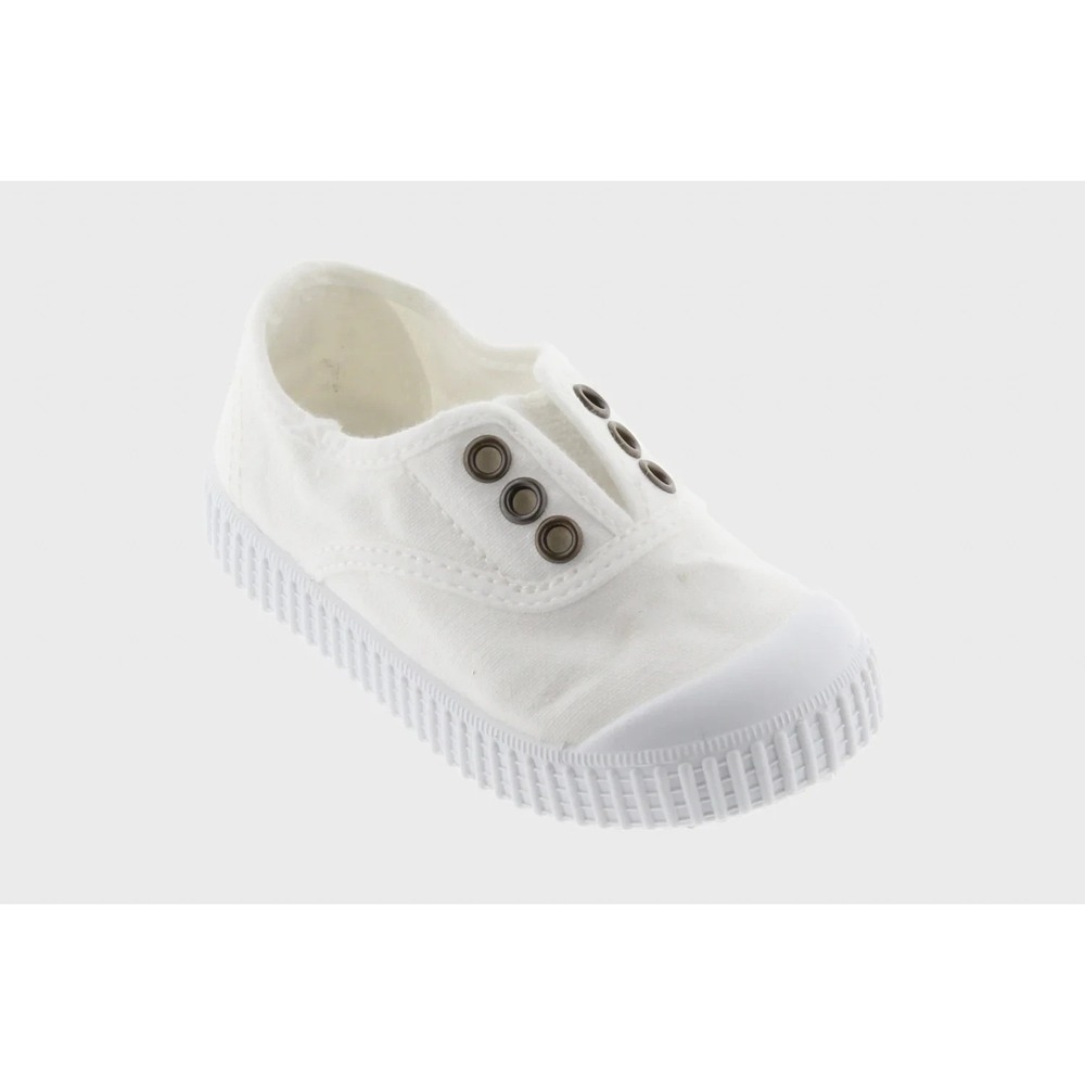 Victoria NEW Blanco Canvas Classic Laceless Shoes Kid Size 29 (Little Kid 11.5)